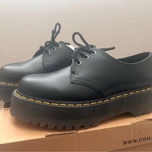 Dr. Martens 1461 Smooth Leather Platform Shoes US Women’s 8